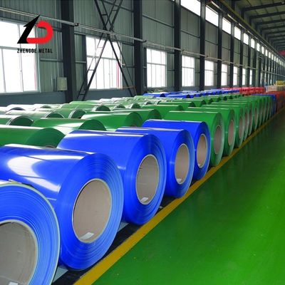 qualité  JIS PPGI Steel Coil 20 Gauge 28 Gauge Color Coated Galvanized Steel Coil usine