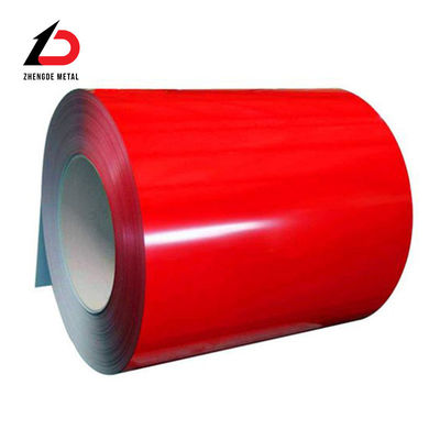 Coil d'acier PPGI prépeint décoiling 0,5 mm PVDF / HDP / SMP / PE / PU