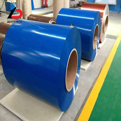 Coil d'acier prépeint en bleu enduit à chaud en zinc enduit en acier galvanisé