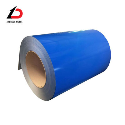 laminé à chaud 0,5*1250mm 3019 Ral 5030 Ral 9002 Ral 3020 PPGI Dx51d 20/5um 0,47mm Coil d'acier galvanisé pré-peint