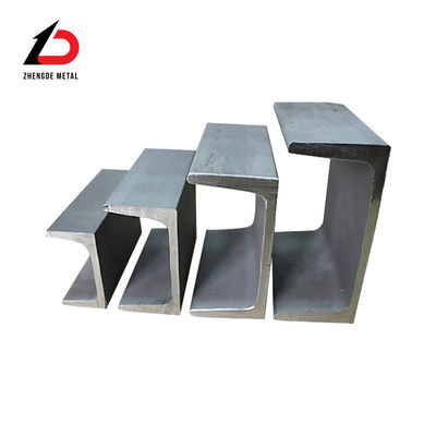 Profiles doux Gi galvanisé En S235jr S275jr S355jr A36 Ss400 Purlin Structural C U Chanage en acier à faible teneur en carbone