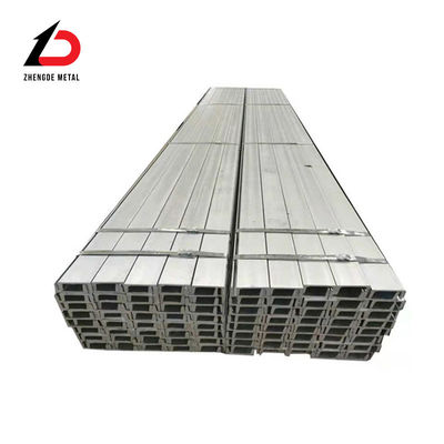Profiles doux Gi galvanisé En S235jr S275jr S355jr A36 Ss400 Purlin Structural C U Chanage en acier à faible teneur en carbone