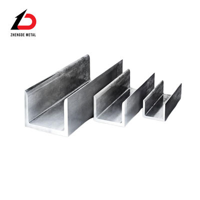 Profiles doux Gi galvanisé En S235jr S275jr S355jr A36 Ss400 Purlin Structural C U Chanage en acier à faible teneur en carbone