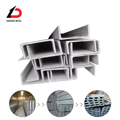 Poutre en H structurelle en acier laminé à chaud S330 Ss400 100*55*5*8.5 120*60*5.5*9, Acier en U Cu personnalisable