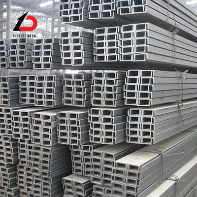 Acier au carbone laminé à froid U-canal U-canal structural galvanisé En S235jr