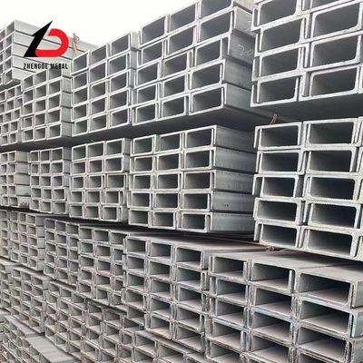 Acier au carbone laminé à froid U-canal U-canal structural galvanisé En S235jr