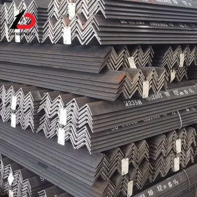Barre d'angle en acier au carbone laminée à chaud ASTM A36 A53 Q235 Q345 Longueur personnalisée