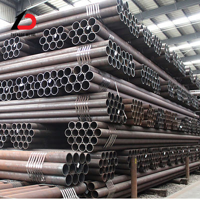 Fabrique directe JIS Standard En 10219 S235jr S355gh Pipe en acier doux sans soudure Tube en acier noir 6m 12m Tube sans soudure en acier au carbone Prix
