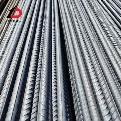 Barres de renforcement en acier en acier B500 B500b Barre déformée personnalisée diamètre 6 mm-50 mm A500 Barres de renforcement en acier