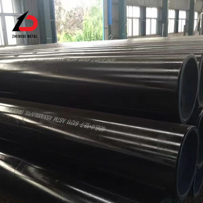 API 5L X42 X52 X56 X6 Sch ASTM A106 A36 A53 DN350 DN400 tuyau en acier au carbone noir soudé en spirale
