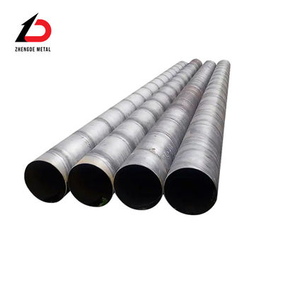 Pipeline de gaz naturel et de pétrole API 5L L245, L360, A53, J55, N80, X42, X46, X52 Tuyaux en acier au carbone Tuyaux soudés en spirale