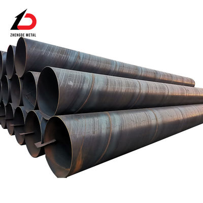 A106 A36 A53 Tubes en acier de 6 mm à 20 mm d'épaisseur SSAW 609 mm tuyaux en acier soudés en spirale utilisés pour les oléoducs et gazoducs