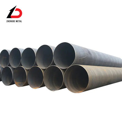 A106 A36 A53 Tubes en acier de 6 mm à 20 mm d'épaisseur SSAW 609 mm tuyaux en acier soudés en spirale utilisés pour les oléoducs et gazoducs
