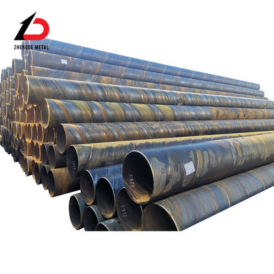 Bon prix A106 Q235 Ss400 S235jr Tubes soudés à chaud en acier au carbone Ms pour la construction de pipelines pétroliers