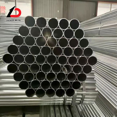 Longueur personnalisée 6m 12m SGCC S235 Ss400 2 pouces Sch40 Sch30 Tubes rondes en acier galvanisé