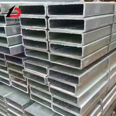 Q235 Q195 A53 A36 Pipe en acier galvanisé épaisseur revêtue de zinc Z100 Z120 Z181 Z275 Pipe en acier galvanisé carré DIP à chaud