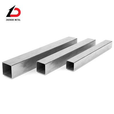 Tubes rectangulaires en acier inoxydable poli DIN Ss 201 304 Ss