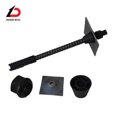 Taille personnalisée 3/8 & prime; & prime; Full Threaded Steel Self Drilling Rock Bolt / Bar d'ancrage creuse / Barres d'ancrage