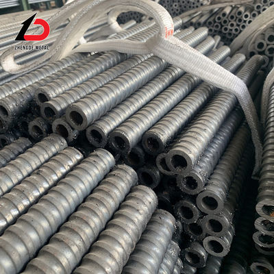 Taille personnalisée 3/8 & prime; & prime; Full Threaded Steel Self Drilling Rock Bolt / Bar d'ancrage creuse / Barres d'ancrage