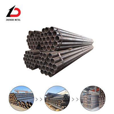 Pièces en acier rondes Tubes ASTM DN15 DN40 Pièces en acier soudé en acier au carbone
