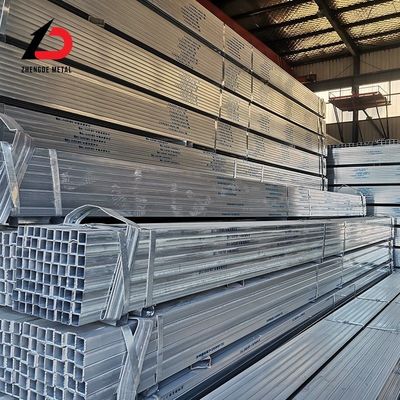 Taille personnalisée de la norme européenne 20*20mm 40*40mm 60*60mm 80*80mm Tubes/tubes carrés en acier galvanisé