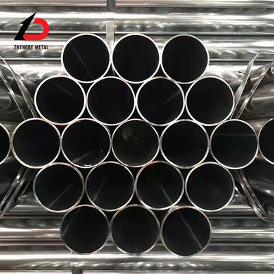 Pipe de structure en acier galvanisé de 15 mm de diamètre ASTM A120 enduite en poudre noire