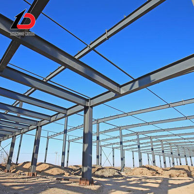 Structure de cadre en acier préfabriqué entrepôt préfabriqué sur mesure