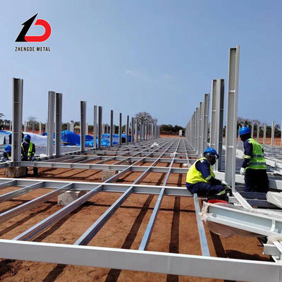 Construction de bâtiments en acier galvanisé préfabriqué