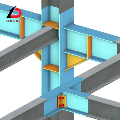 Structure du cadre en acier DIN Connexion de boulons Bâtiments en acier