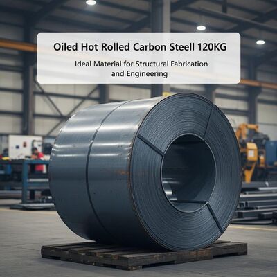Coil d'acier au carbone laminé à chaud et huilé 120 kg Matériau idéal pour la fabrication et l'ingénierie structurelles