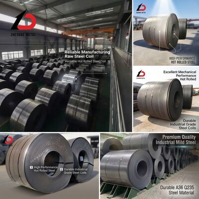 Bobine d'acier laminée à chaud au carbone S355JR EN 10025 pour la construction, la machinerie et la fabrication, avec une limite d'élasticité de 355 MPa et une épaisseur de 1,5 à 20 mm