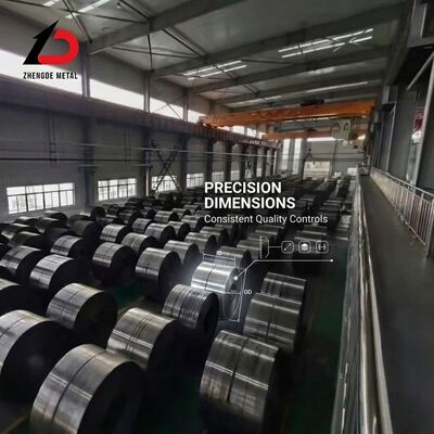 Coil d'acier au carbone laminé à froid ultrafin de 0,2 mm DC01 SPCC Tolérance serrée 600-1250 mm Composants de précision