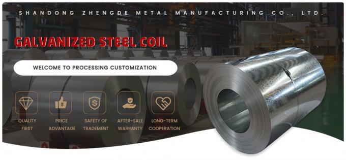 Zinc revêtement de l'acier au carbone bandes en acier gi laminé à froid bandes Dx51d 0