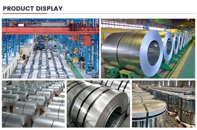 Zinc revêtement de l'acier au carbone bandes en acier gi laminé à froid bandes Dx51d 7