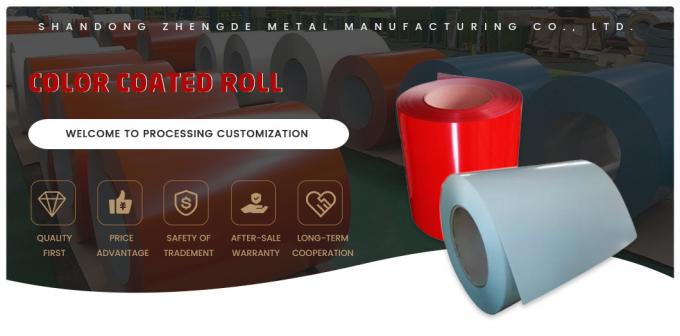 Ral PPGI bobine d'acier laminé à froid prépeint CGCC 15 microns 0