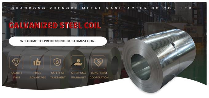 Coil d'acier galvanisé laminé à froid ASTM de haute qualité pour la tôle de toiture en fer métallique 0