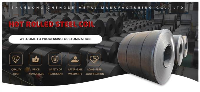 ASTM HRC Coil en acier au carbone Full Hard Coil en acier laminé à chaud noir recuit 0