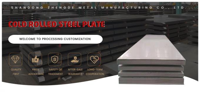 Plaque de tôle d'acier au carbone ASTM laminée à froid haute basse A36 St37 S235jr Ss400 C10e SPCC 0