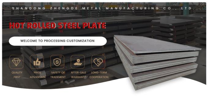 Q235B Ss400 S235jr ASTM A36 St37-2 Q345b S355jr Plaque d'acier laminée à chaud Plaque plate de treillis de fer pliant coffrage feuille métallique pour la construction en béton 0
