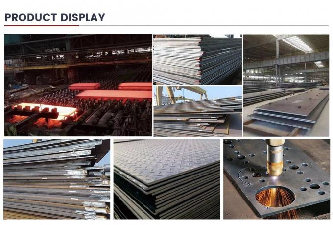 Q235B Ss400 S235jr ASTM A36 St37-2 Q345b S355jr Plaque d'acier laminée à chaud Plaque plate de treillis de fer pliant coffrage feuille métallique pour la construction en béton 8
