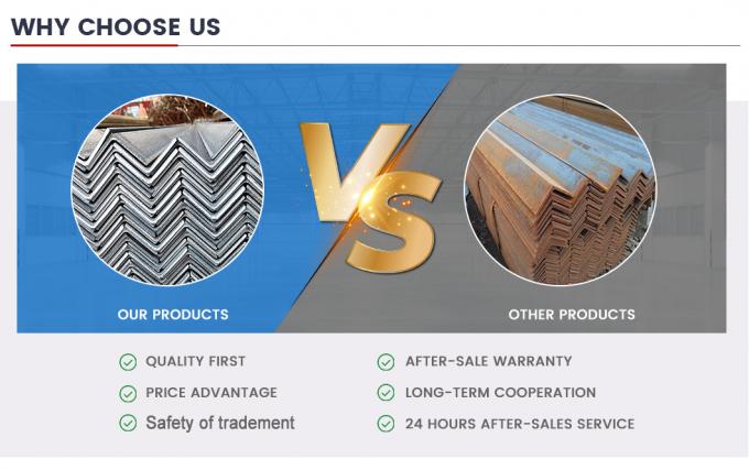Barres d'angle en acier au carbone perforé en acier doux ASTM A213, A312, ASTM A269 6