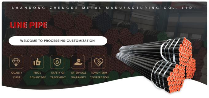 Pipe en acier à faible teneur en carbone personnalisée ASTM A179 A192 API 0