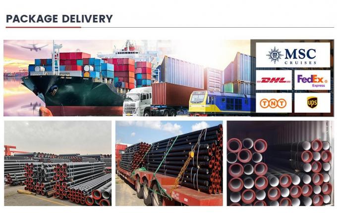 Variété complète ISO2531 En598 De 98-1668 DN80-DN2600 Pipe en fer ductile utilisée pour les tuyaux hydrauliques/automobiles, le forage pétrolier/gaz 14