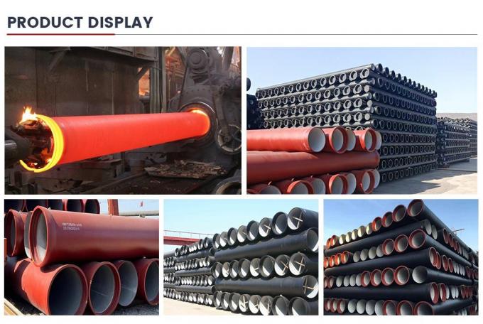 Fabricant de tuyaux de fer ductiles de haute qualité ISO 2531 K9, C40, C30 DN500 Fabricant de tuyaux de fer ductiles pour l'approvisionnement en eau avec vente directe d'usine 11