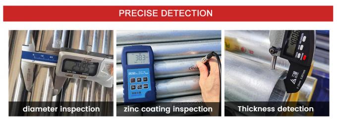 Le prix d'usine vend des dimensions personnalisées 6m 12m Dx51d tubes en acier galvanisé 8
