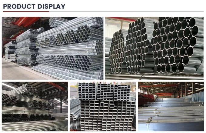 Taille personnalisée de la norme européenne 20*20mm 40*40mm 60*60mm 80*80mm Tubes/tubes carrés en acier galvanisé 7