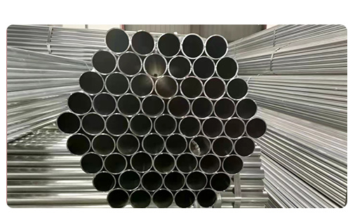Pipe de structure en acier galvanisé de 15 mm de diamètre ASTM A120 enduite en poudre noire 2