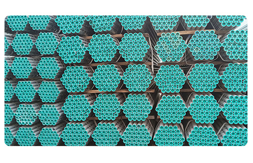 Pipe de structure en acier galvanisé de 15 mm de diamètre ASTM A120 enduite en poudre noire 4