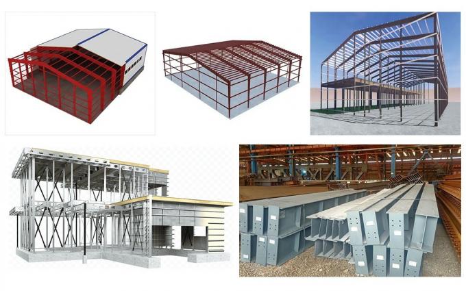 Customized Prefabricated Steel Structure Building Low Cost Office Factory Workshop Warehouse Steel Structure Building