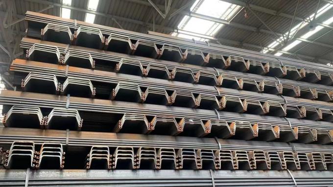 ASTM A690 Type U Piles en tôle d'acier laminées à froid Surface personnalisée 2